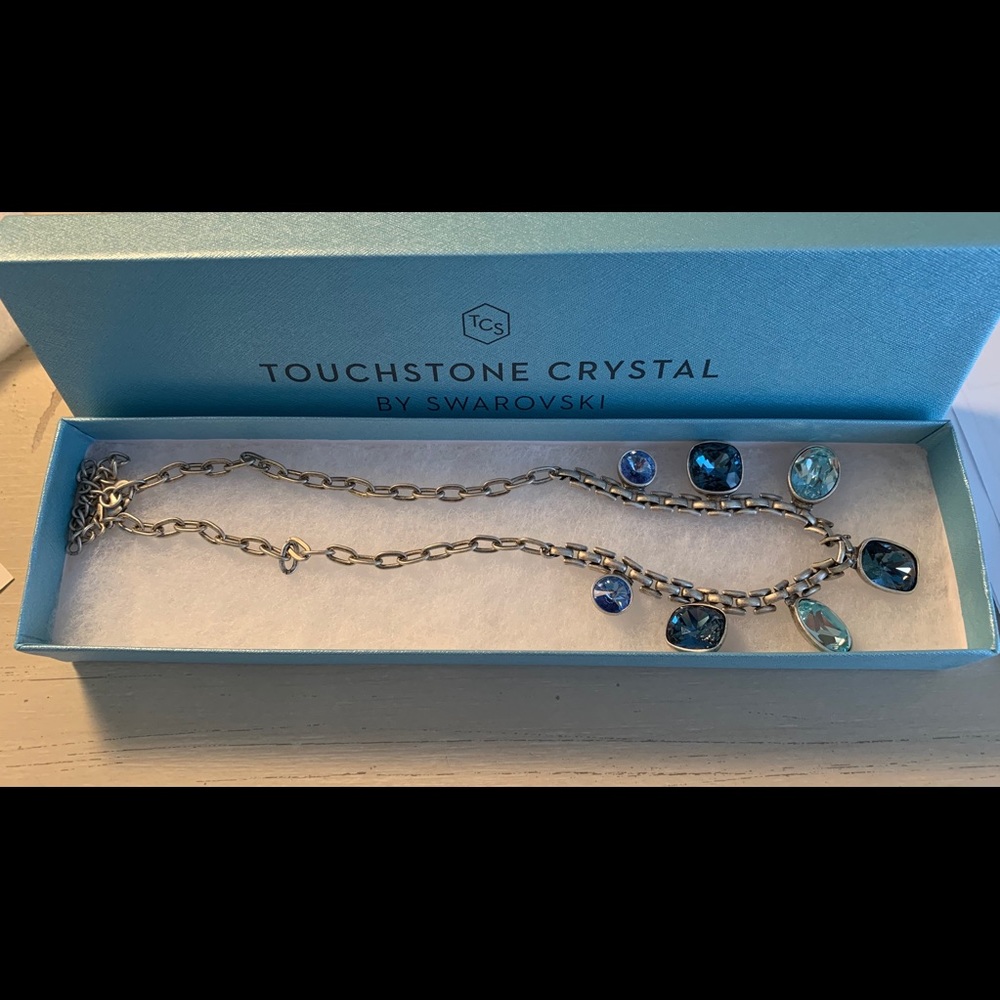 Touchstone Crystal Basketweave necklace